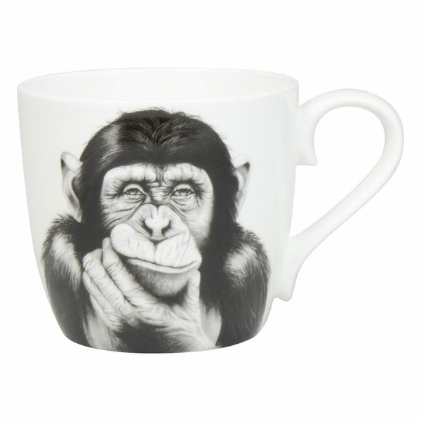 KöNitz Becher Denkender Affe, Tasse, Bone China, Bunt, 425 Ml, 11 2 057 2830-image
