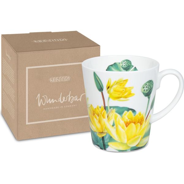 KÖNitz Mug Wunderbar Lotus In Confezione Regalo - 600 Ml In Porcellana Bone China-image