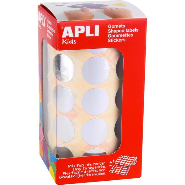 Apli Kids 12048 Adesivo Apli Kids "Round"", In Rotolo, Blu Metallizzato"-image