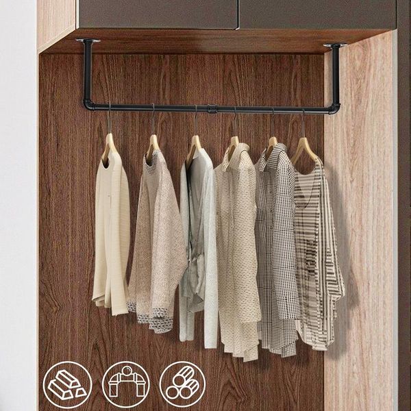 Swanew 90Cm Appendiabiti In Acciaio Inox Fino A 65 Kg Di Portata-image