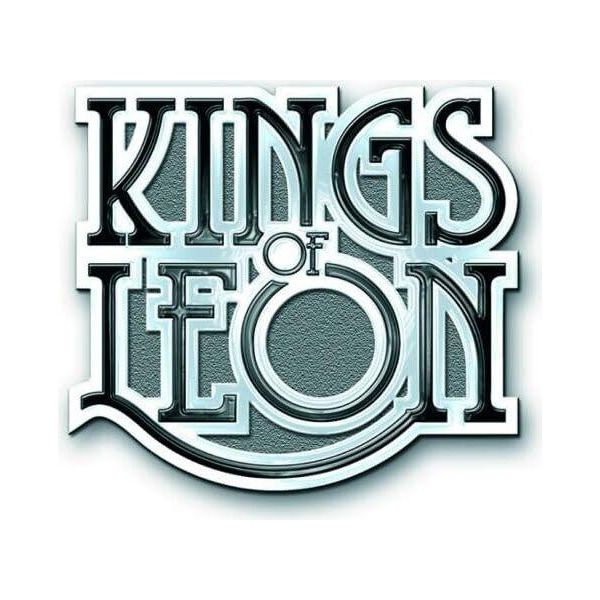 Kings Of Leon - Con Pergamena - Distintivo - Logo In Metallo RO7620 (Taglia Unica) (Nero/Grigio)-image