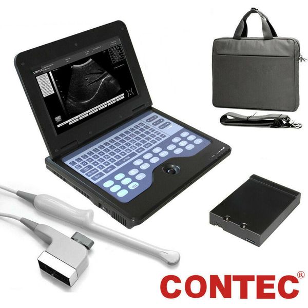 CMS600P2 Ecografo Portatile Sistema Diagnostico Digitale Lcd Da 10,1" Con Sonda Transvaginale Ecografo In Bianco E Nero"-image