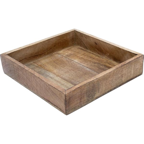 Vassoio Kentville 25X25 Cm - Quadrato - Ciotola Decorativa In Legno Di Mango-image