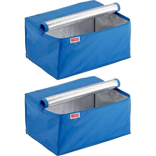 Sunware Borsa Frigo Quadrata Blu Per Cassa Pieghevole 32 Litri - Set Di 2 Pezzi-image