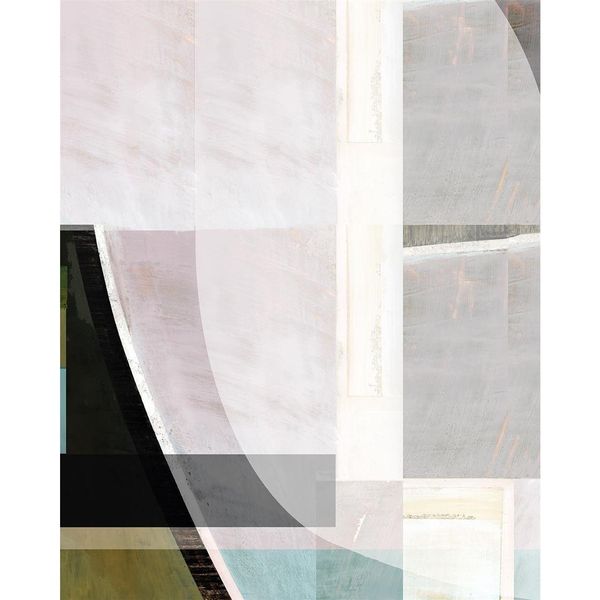 Cartissi - Stampa Su Tela "Blu Verde Bianco"", Astratto PM6973 (80 Cm X 60 Cm) (Bianco/Blu/Verde)"-image