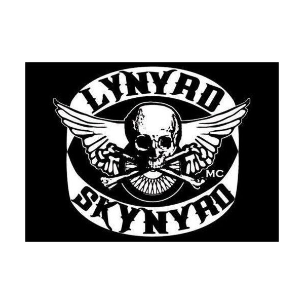 Lynyrd Skynyrd - Cartolina, Teschio RO7929 (Taglia Unica) (Nero/Bianco)-image