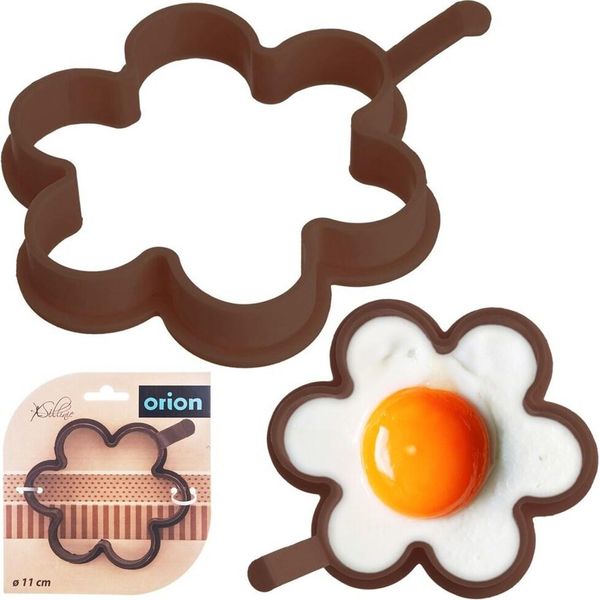 Stampo In Silicone Per Uova Fritte Orion Stampo In Silicone Per Uova Fritte Fiore Sillinie 12 Cm-image