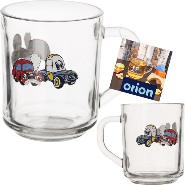 Orion Bicchiere In Vetro Per Bere Tazza Tazza Per Bambini Auto 230 Ml-image