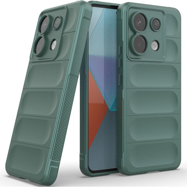 Custodia Per Xiaomi Redmi Note 13 Pro Custodia Protettiva In Silicone Tpu Morbido Antiurto Verde-image