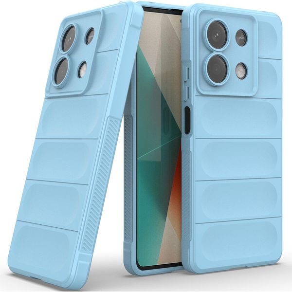 Custodia Per Xiaomi Redmi Note 13 Custodia Protettiva In Silicone Tpu Morbido Antiurto Blu-image