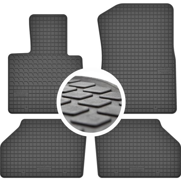Tappetini Auto In Gomma Per Bmw X3 F25 (2010-2017)-image
