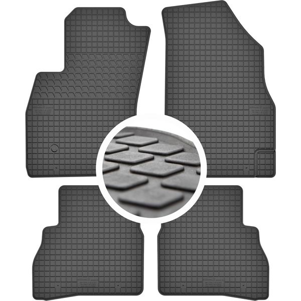 Tappetini Auto In Gomma Per Opel Combo D (2011-2018)-image