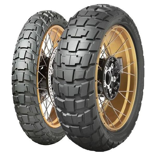 Coppia Di Pneumatici Dunlop 90/90-21 54T + 170/60-17 72T Trailmax Raid-image
