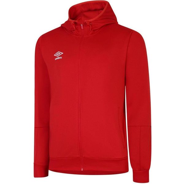 Umbro - Felpa Con Cappuccio "Total Training"" Da Uomo UO1864 (3XL) (Vermiglio/Nero)"-image