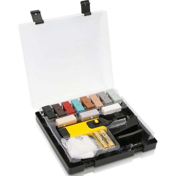 Kit Per La Riparazione Delle Piastrelle Yakimz, Con 11 Bastoncini Di Cera Colorata Per Piastrelle In Gres, Marmo Per Pavimenti E Pareti Del Bagno-image