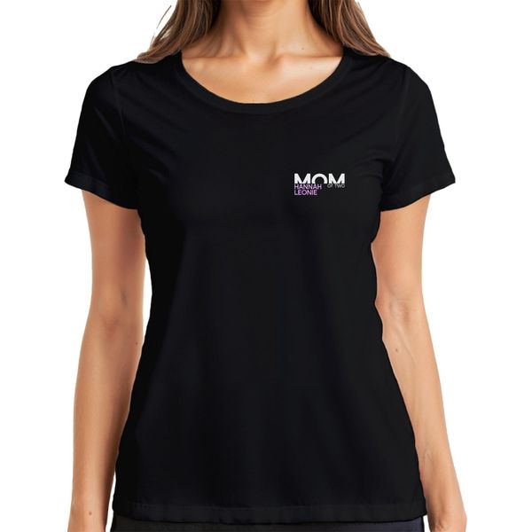 Regalo Per La Festa Della Mamma Mamma Personalizzato Con I Nomi Dei Bambini Festa Della Mamma Regalo Per La Mamma Maglietta Da Donna, Nera, Xxl-image