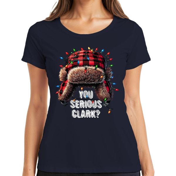 Divertente Citazione Di Clark Griswold - Maglietta Da Donna Natale Xmas, Navy, L-image