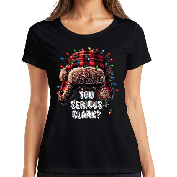 Divertente Citazione Di Clark Griswold - Maglietta Da Donna Natale Xmas, Nero, Xl-image