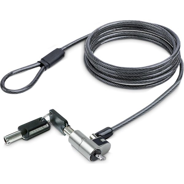 Startech.Com NANOK-LAPTOP-LOCK Cavo Di Sicurezza Nero, Argento 2 M-image