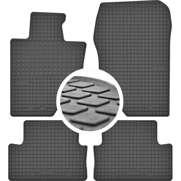 Tappetini Auto In Gomma Per Honda Accord Viii (Dal 2008)-image