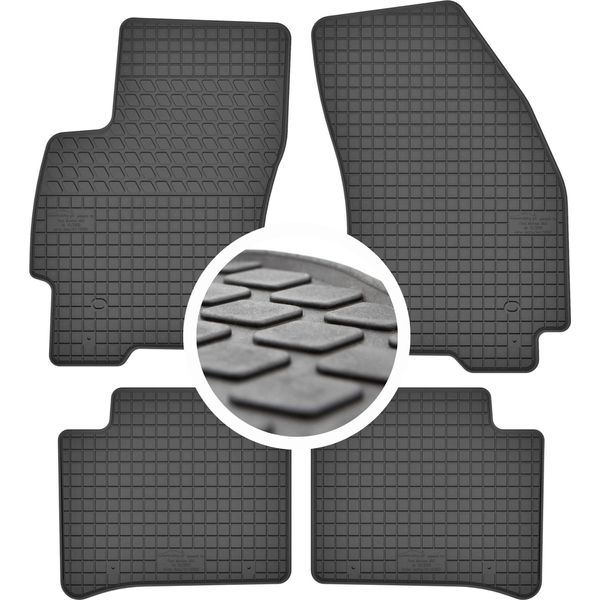 Tappetini Auto In Gomma Per Ford Mondeo MK3 (2000-2007)-image