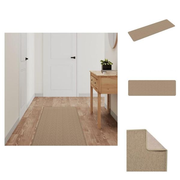 Vidaxl Tappeto A Correre In Sisal Color Sabbia 50X150 Cm - Tappeti-image