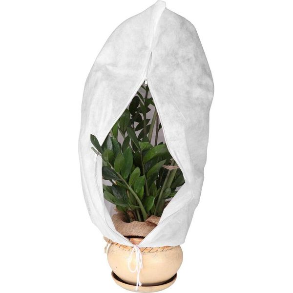 Protezione Delle Piante Gardenix®, Telo Antigelo, Protezione Invernale In Pile. Con Cerniera E Coulisse - 100X140 (1 Pezzo)-image