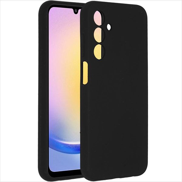 Samsung Galaxy A25 Cover - Silicone - Custodia/Copertura Morbida Accezz - Nero-image