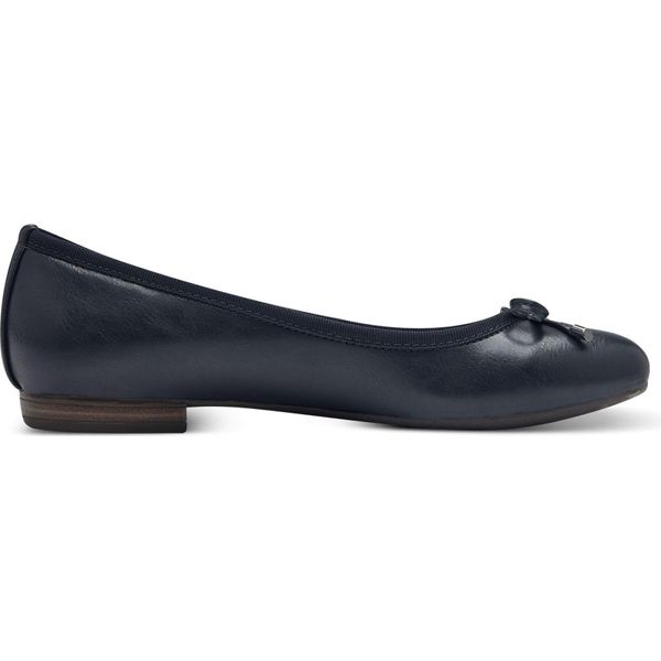 Marco Tozzi Ballerina Donna Con Fiocco A Forma Rotonda Slip-On 2-22137-42, Misura:37 Eu, Colore:Blu-image