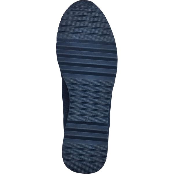 Marco Tozzi Scarpa Donna Stringata Look Sughero Sneaker Zip 2-23781-41, Dimensione:40 Eu, Colore:Blu-image