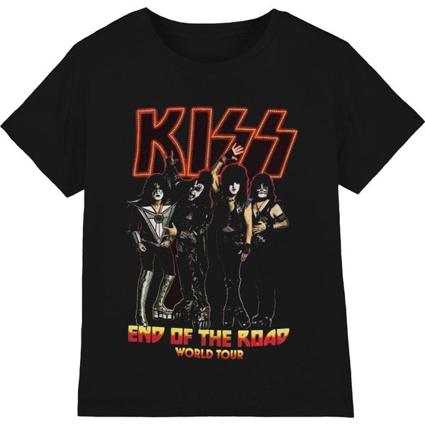 Kiss - Maglietta "End Of The Road Tour"" Per Uomo/Donna Unisex RO2863 (L) (Nero)"-image