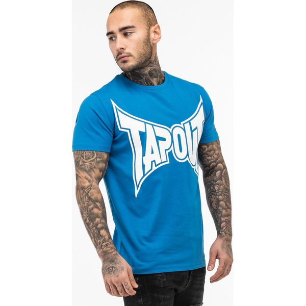 Maglietta Herren Normale Passform Logo Tee Royal Blue/White Xl Tapout-image