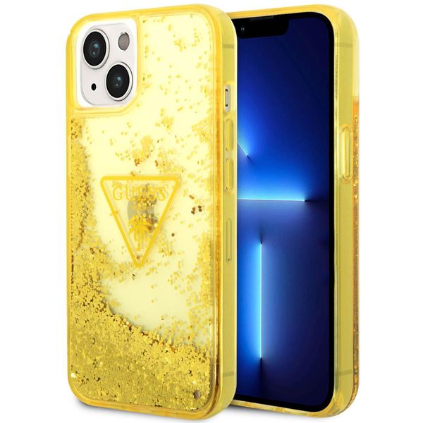Cover Per Iphone 14 - Plastica - Custodia Rigida Guess, Backcover - Giallo-image