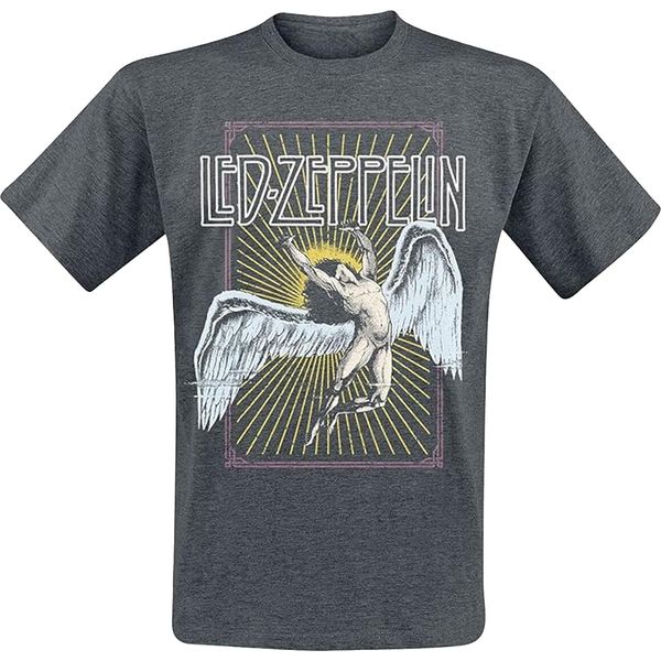 Led Zeppelin - Maglietta "Icarus"" Per Uomo/Donna Unisex RO1010 (M) (Grigio Scuro)"-image