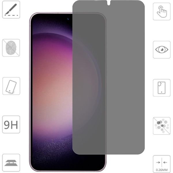 Per Samsung Galaxy S25 Plus 2.5D 0.26Mm Privacy H9 Vetro Temperato Protezione Trasparente-image