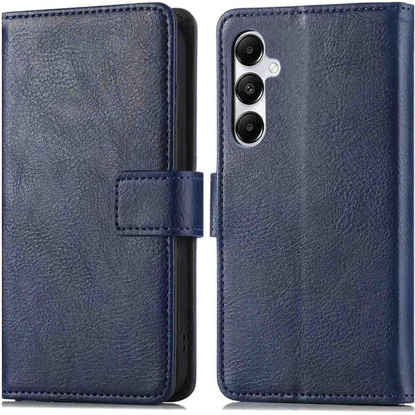 Custodia Per Cellulare Imoshion Per Samsung Galaxy A15 (5G)/Samsung Galaxy A15 (4G) - Flip Cover Libreria Flip - Blu Scuro-image