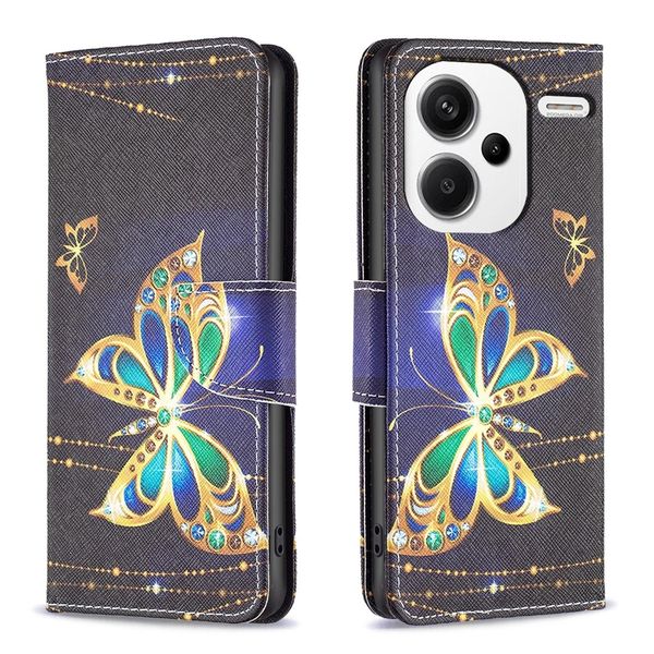 Per Xiaomi Redmi Note 13 Pro Plus Custodia Per Cellulare In Pelle Finta Motivo 5 Custodia Protezione-image