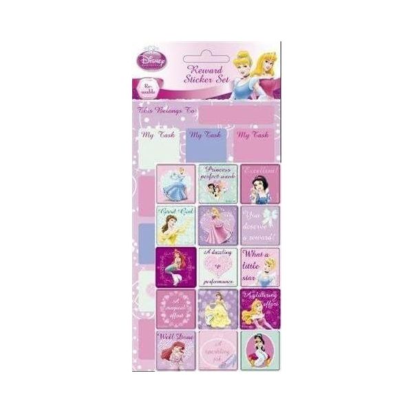 Disney Princess - Set Di Adesivi Per Ricompense SG31180 (Taglia Unica) (Colorato)-image