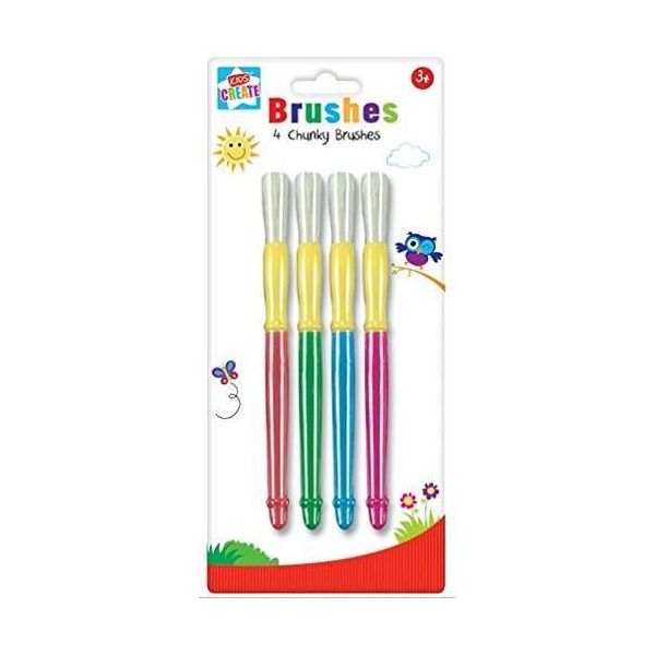 Anker - Spazzole "Kids Create"" Confezione Da 4 Pezzi SG31772 (Taglia Unica) (Colorato)"-image