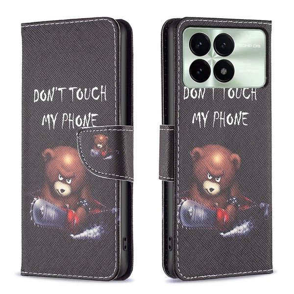 Per Xiaomi Poco F6 Pro / Redmi K70 & Pro Custodia Per Cellulare In Pelle Finta Motivo 6 Custodia Protezione-image