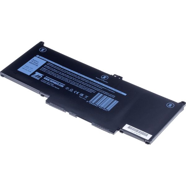 Batteria T6 Power Per Laptop Dell, Numero Di Parte K4Y2J, Li-Poly, 7,6 V, 7890 Mah (60 Wh), Nero-image