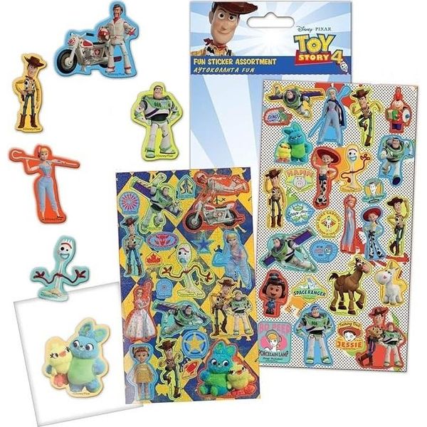 Toy Story 4 - Disegni Assortiti - Adesivi - Carta, Foil SG31788 (Taglia Unica) (A Colori)-image
