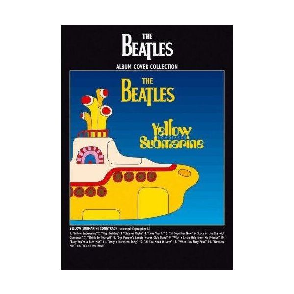 The Beatles - Cartolina "Yellow Submarine"" RO9937 (Taglia Unica) (Giallo/Blu)"-image