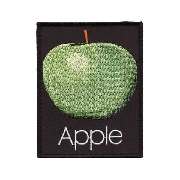 The Beatles - Toppa Da Stirare "Apple Records"" - Poliestere RO9947 (Taglia Unica) (Nero/Verde)"-image