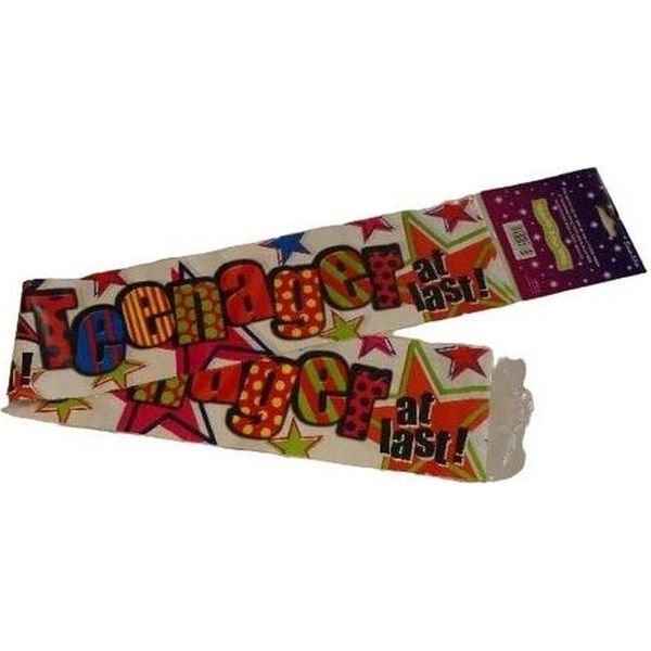 Bandiera Di Compleanno "Teenager At Last"" SG28718 (Taglia Unica) (Multicolore)"-image