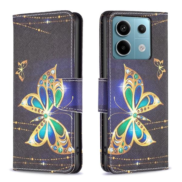 Per Xiaomi Redmi Note 13 Pro / Poco X6 Custodia Per Cellulare In Pelle Finta Motivo 5 Custodia Protezione-image