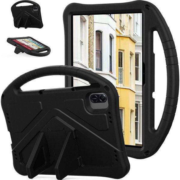 Custodia Per Bambini Per Infinix Xpad 11" 2024, Custodia Antiurto Leggera In Eva Con Supporto Pieghevole E Maniglia Nera"-image