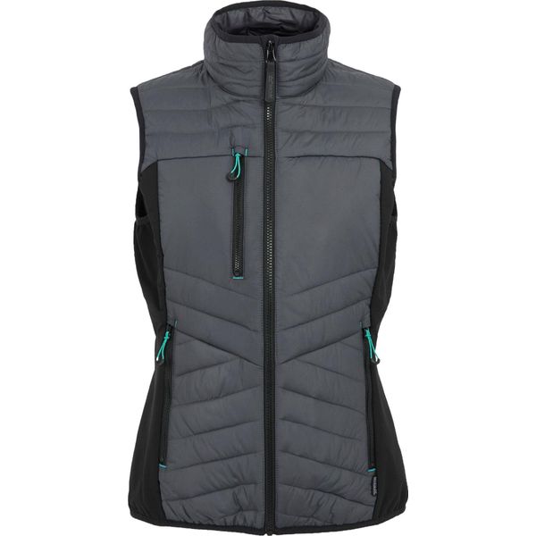 Regatta Professional - Gilet Ibrido "Ada Hybrid"" Da Donna RG11201 (36 De) (Grigio Medio/Nero)"-image