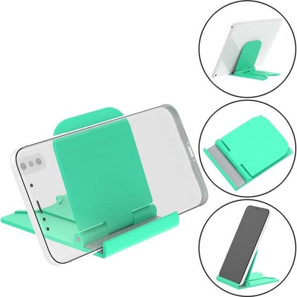 Q11 Supporto Auto Porta Cellulare Pieghevole Porta Tablet Verde-image