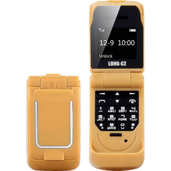 J9 0,66 Zoll Mini Filp Handy Fm Wireless Bluetooth 3.0 Dialer Hands Free Headset Handy Oro-image